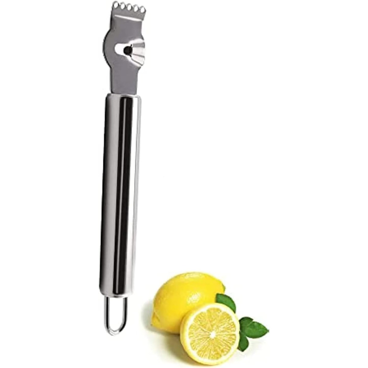 Peeler Channel Knife - Silver Lemon Zester Tool/Corer Tool Stainless