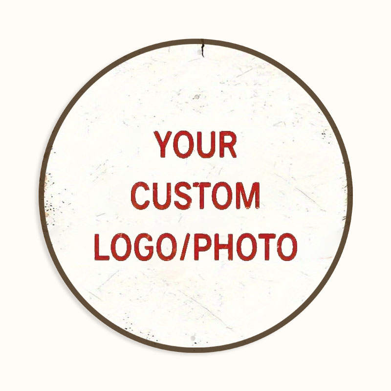 Home Bar Signs - Custom Photo/Text Aluminum Sign, Metal Plaque