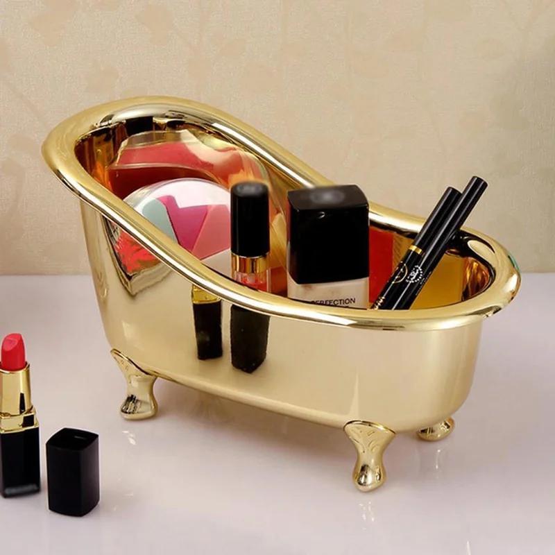 Bar Cart Gold - 1pc Mini Bathtub Soap Jewelry Storage