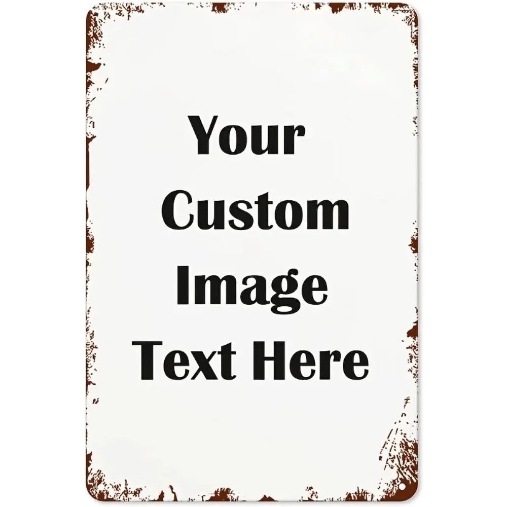 1pc 2D Flat Waterproof Rustic  - огляд і ціна Home Bar Signs