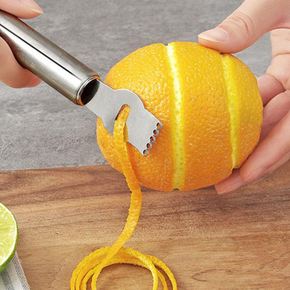Silver Lemon Zester Tool/Corer - огляд і ціна Peeler Channel Knife