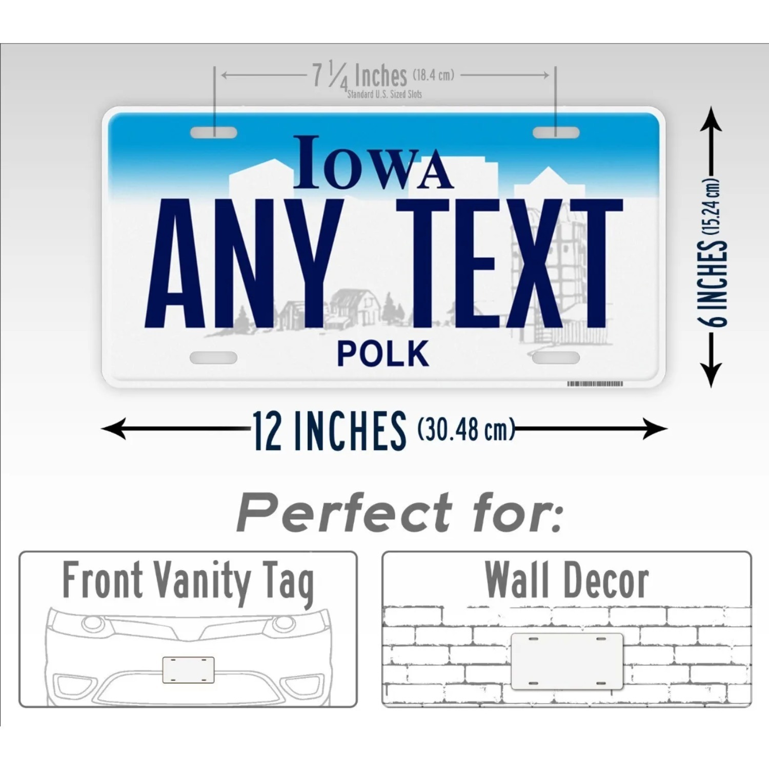 Personalized Iowa Vintage Meta - огляд і ціна Home Bar Signs