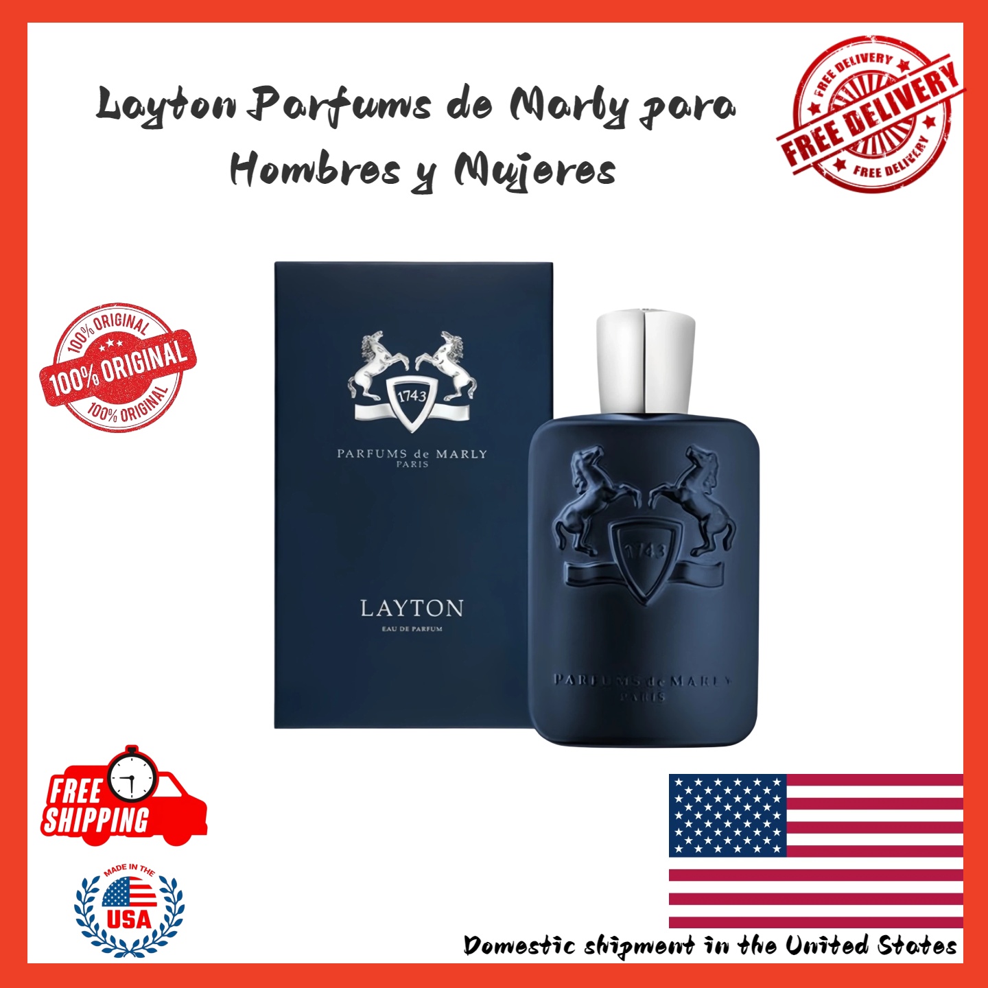 Parfums De Marly Layton 4.2oz  - огляд і ціна Home Bar Accessories