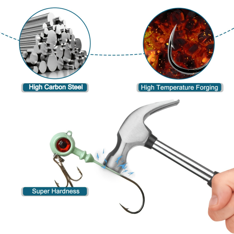 5pcs   Double-Hook Jig Heads,  - огляд і ціна Jigger Double Sided