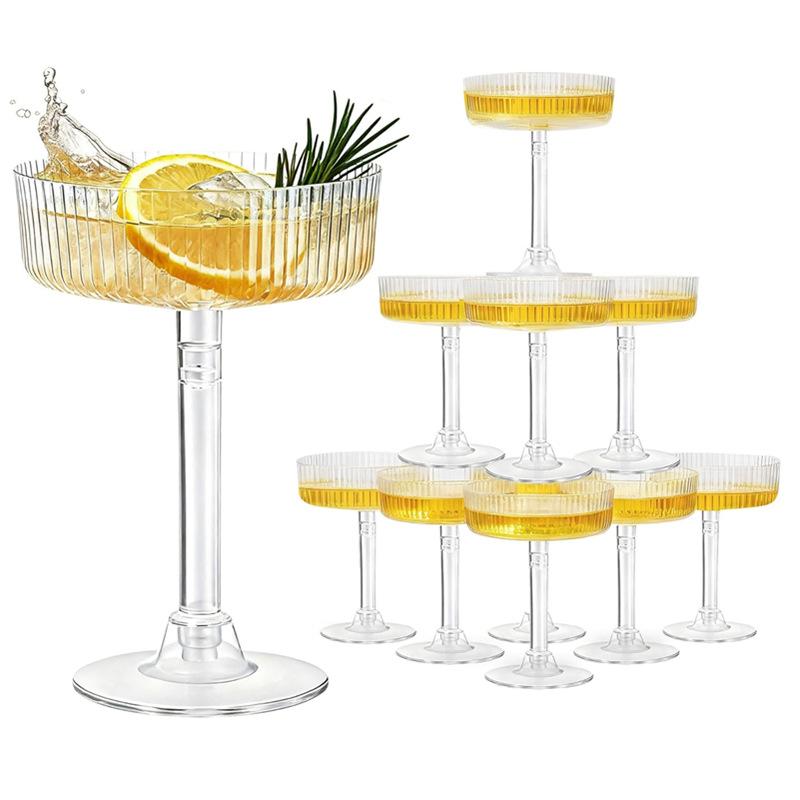 Clear Plastic Martini Dessert  - огляд і ціна Home Bar Supplies