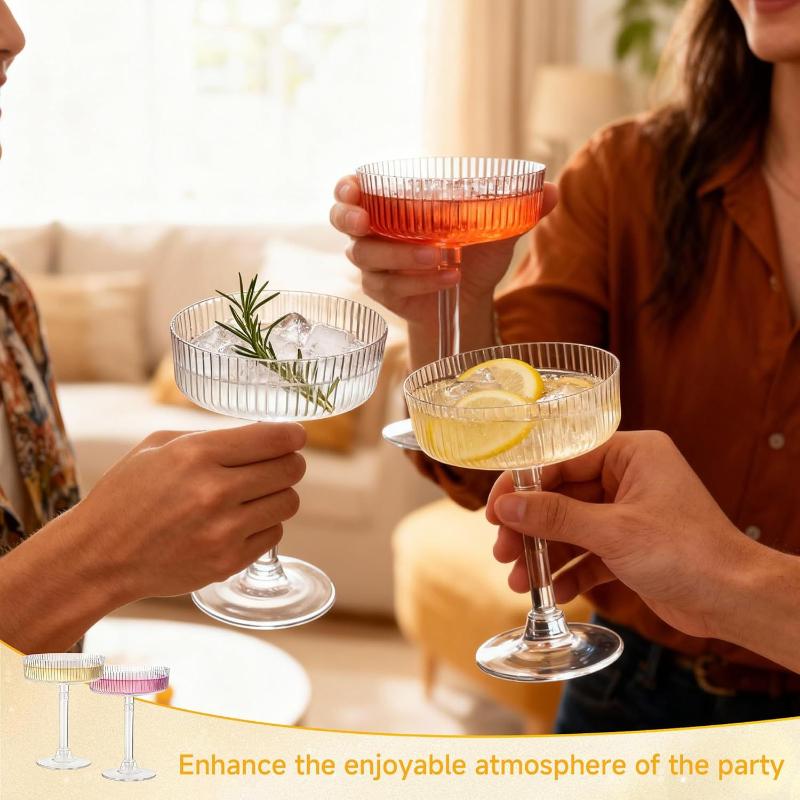 Clear Plastic Martini Dessert  - огляд і ціна Home Bar Supplies