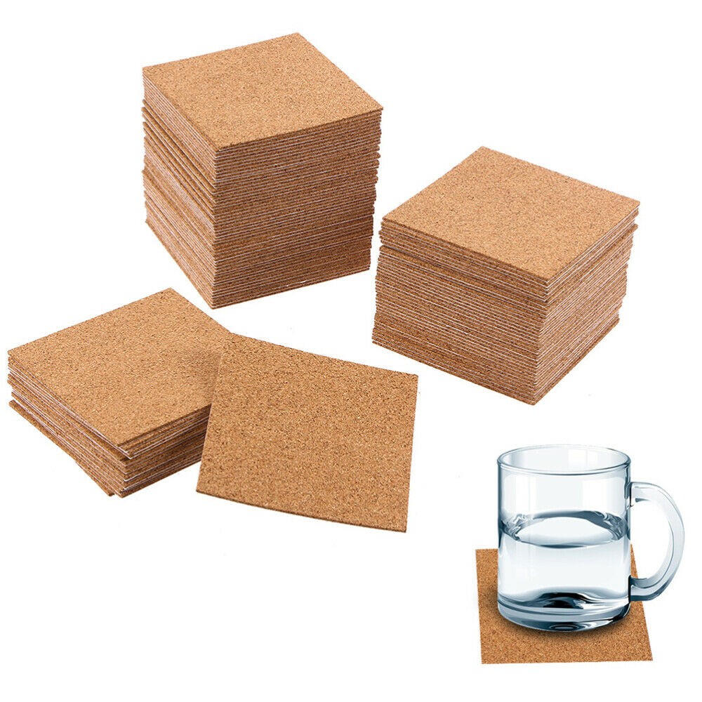 10Pcs Cork Coasters Square Cor - огляд і ціна Home Bar Supplies