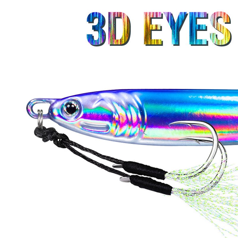 7Pcs 40g 60g 80g 100g Luminous - огляд і ціна Jigger Double Sided