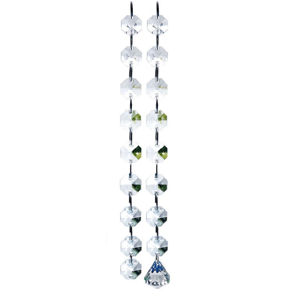 10PCS 100cm Clear Beaded Curta - огляд і ціна Home Bargains