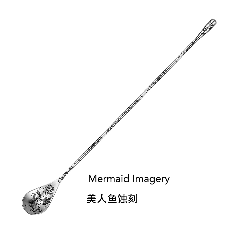 30cm/40cm/50cm Teardrop Cockta - огляд і ціна Bar Spoon Twisted