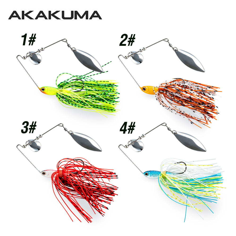 4pcs 18g Spinnerbait Fishing L - огляд і ціна Jigger Double Sided