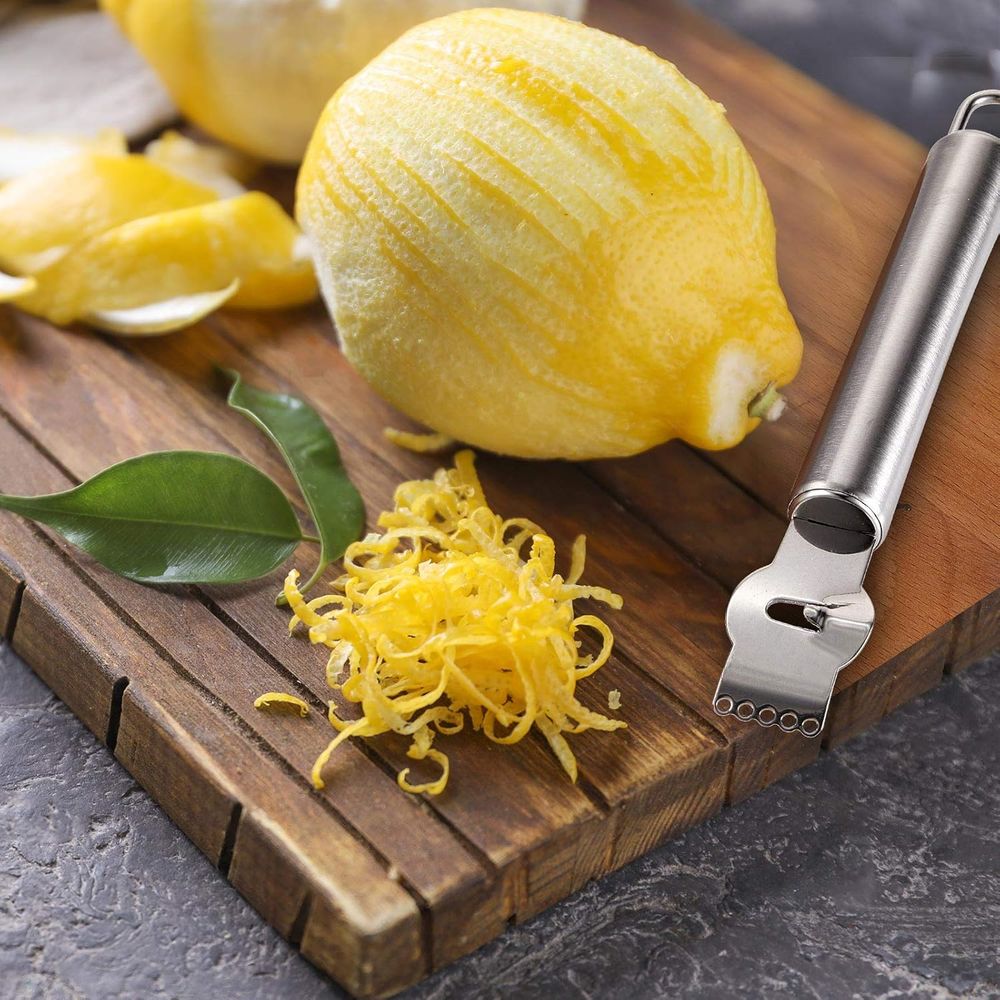 4-Piece Stainless Steel Lemon  - огляд і ціна Peeler Channel Knife