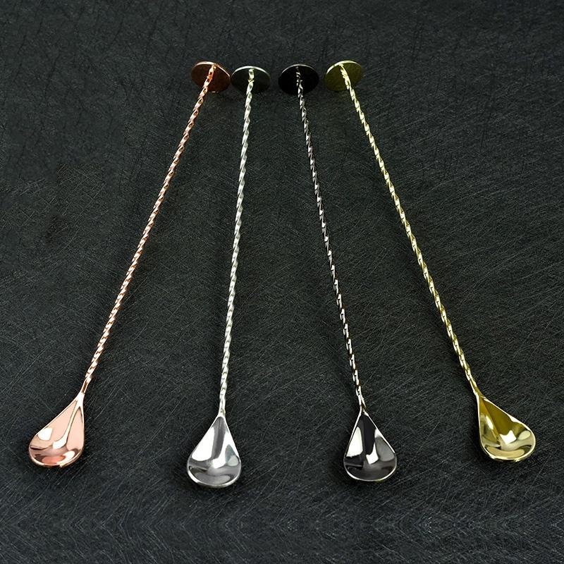 1Pcs Cocktail Bar Spoon Stainl - огляд і ціна Bar Spoon Twisted