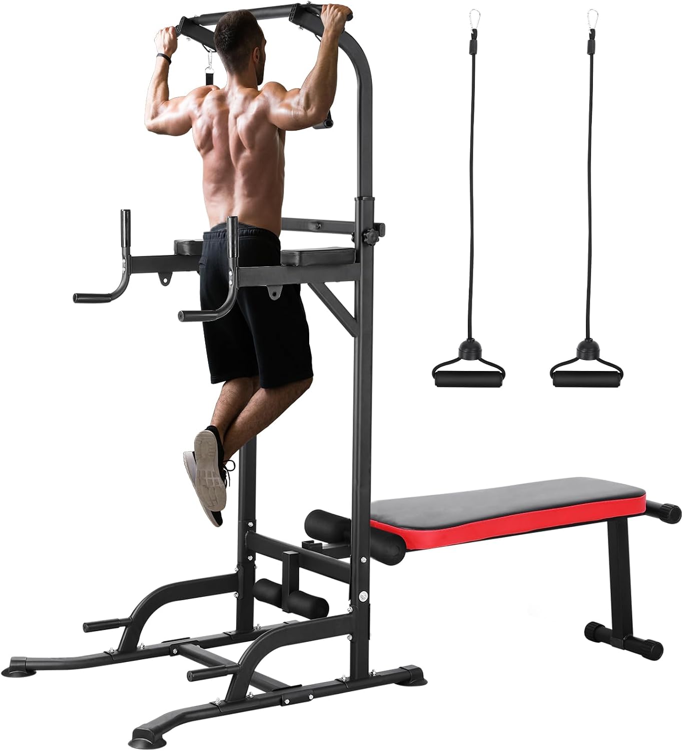 Power Tower with Bench, Pull U - огляд і ціна Home Bar Stand