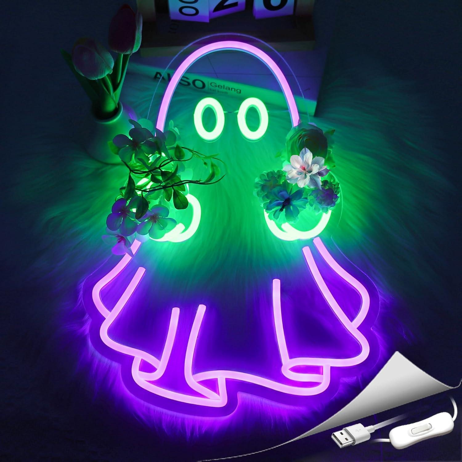 Ghost Neon Sign USB Powered LE - огляд і ціна Home Bar Signs