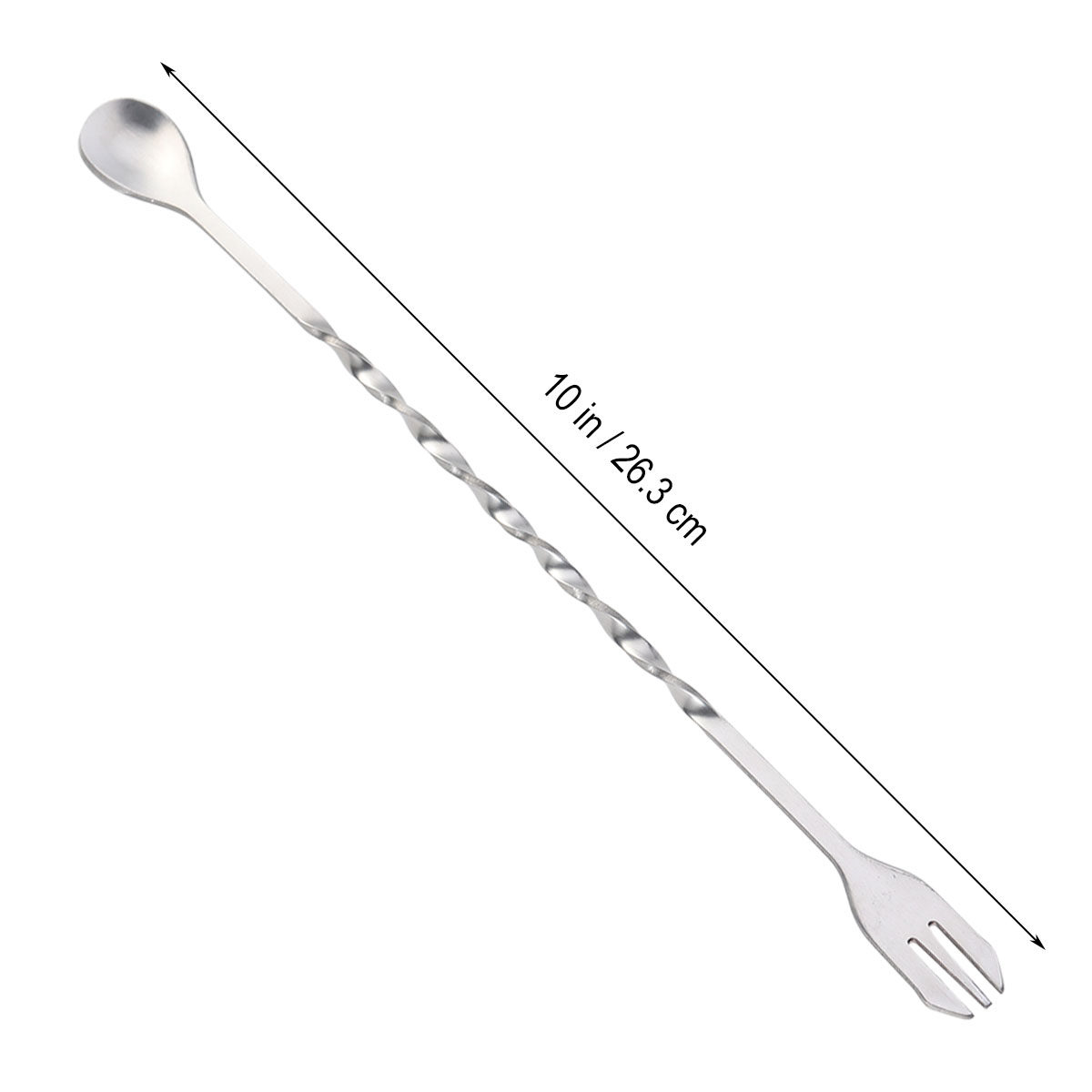 304 Stainless Steel Cocktail T - огляд і ціна Bar Spoon Twisted