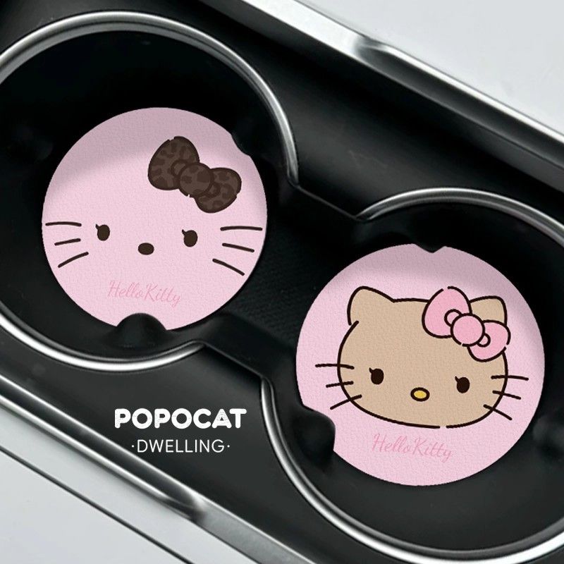 Hello Kitty Car Coaster Cartoo - огляд і ціна Bar Mat Rubber