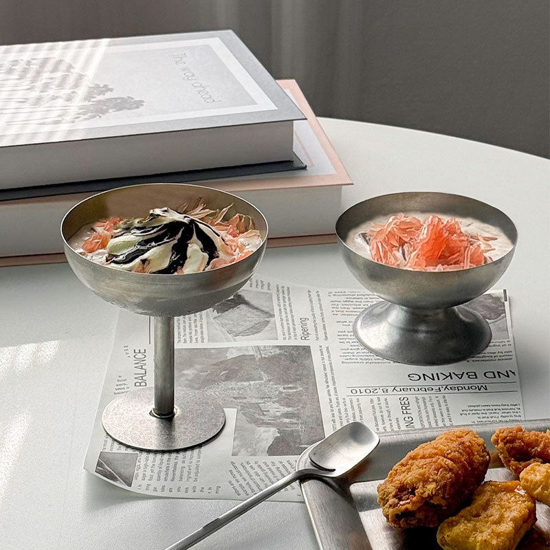 Stainless Steel Ice Cream Cup  - огляд і ціна Home Bar Supplies