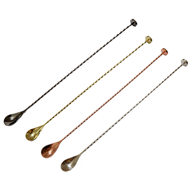 Free Shipping 40cm Stainless S - огляд і ціна Bar Spoon Twisted