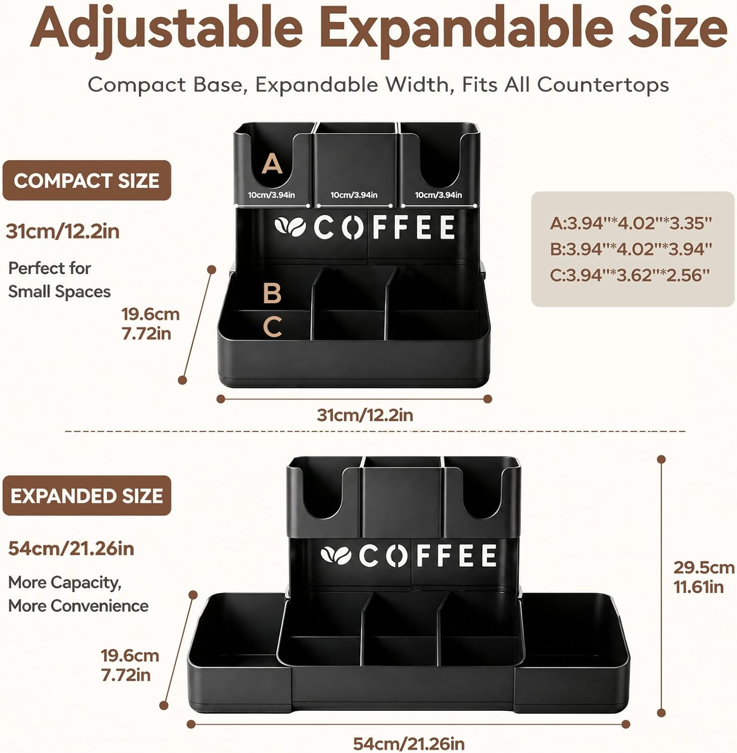 2 Tier Coffee Station Organize - огляд і ціна Home Bar Setup