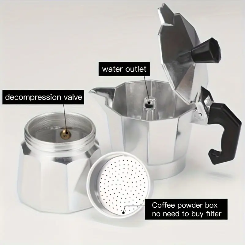 Classic Aluminum Moka Pot 50-3 - огляд і ціна Home Barista