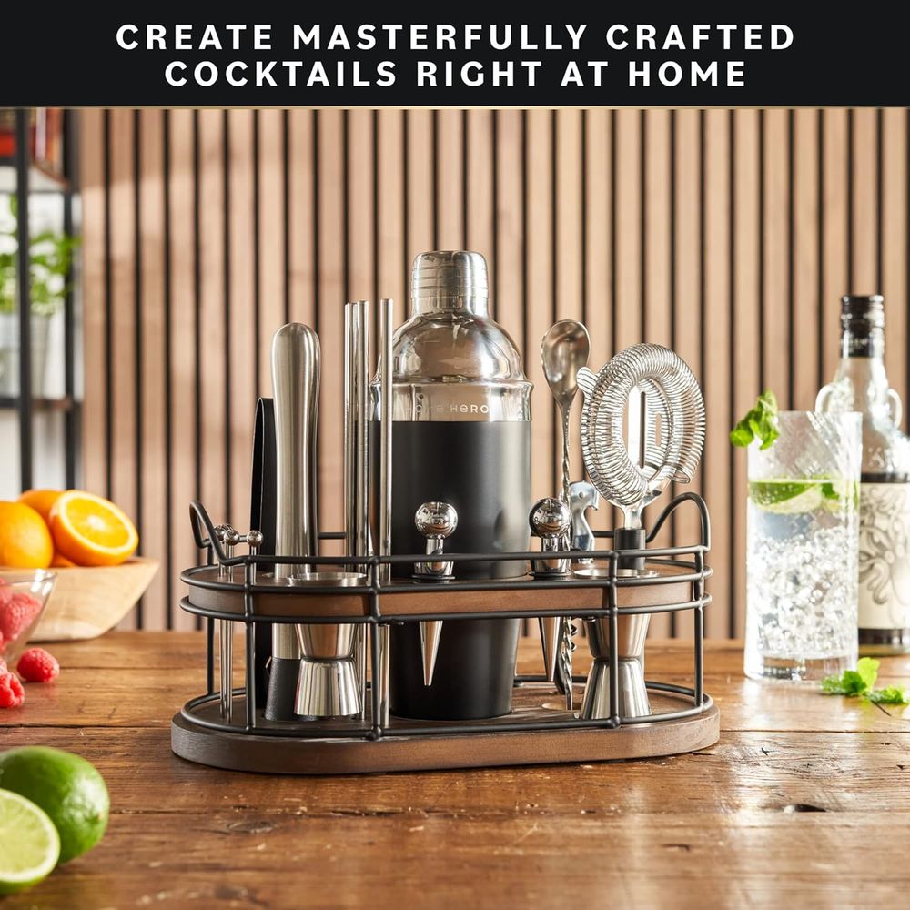 22-Piece Cocktail Shaker & Bar - огляд і ціна Cocktail Recipe Book