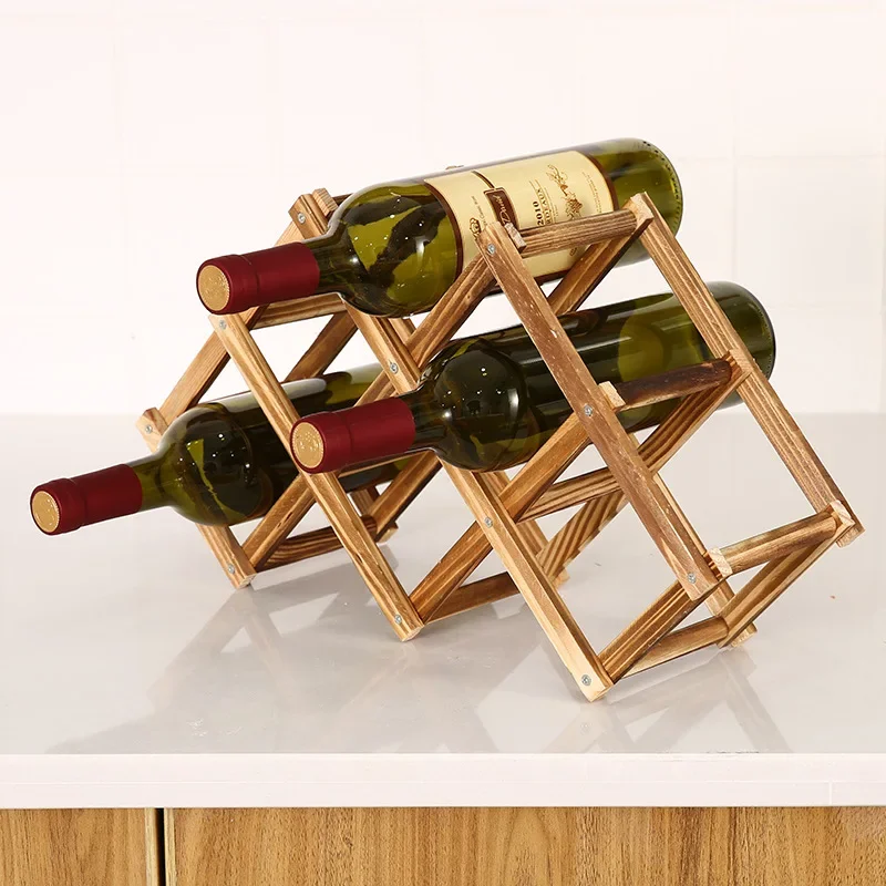 Collapsible Wooden Wine Racks  - огляд і ціна Home Bar Setup