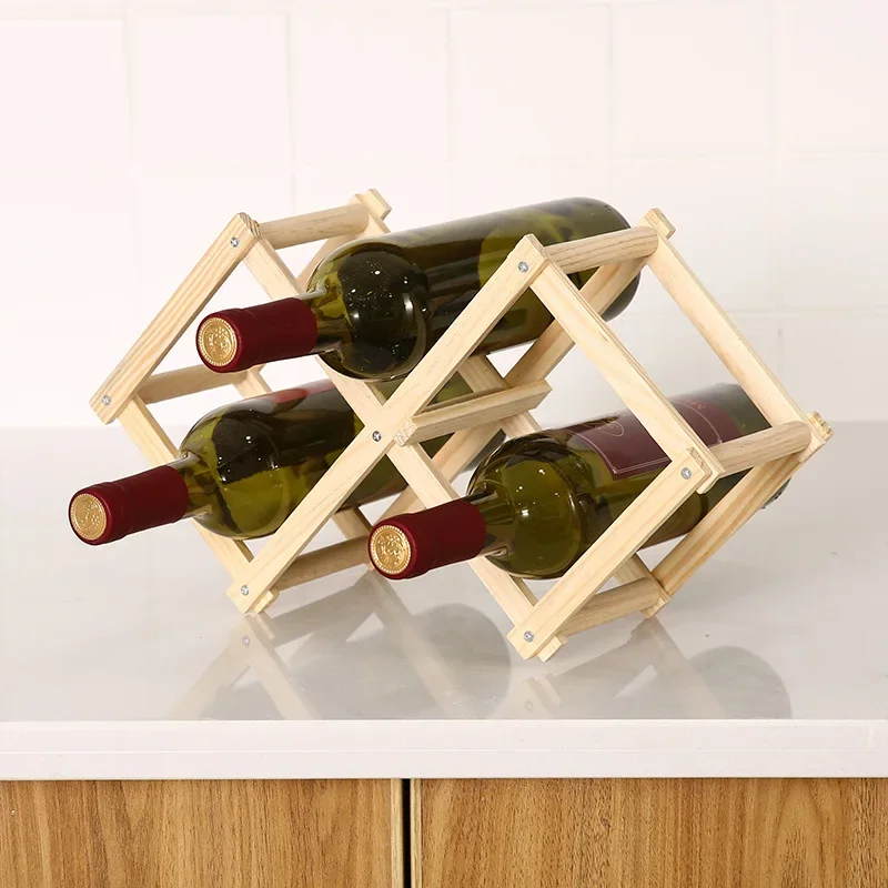 Collapsible Wooden Wine Racks  - огляд і ціна Home Bar Setup
