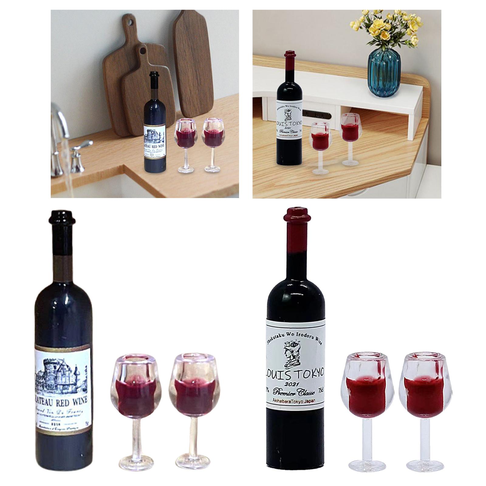 1/12 Scale Dollhouse Wine Bott - огляд і ціна Home Bar Setup
