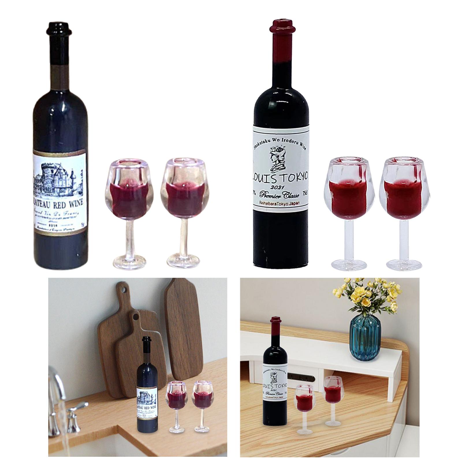 1/12 Scale Dollhouse Wine Bott - огляд і ціна Home Bar Setup