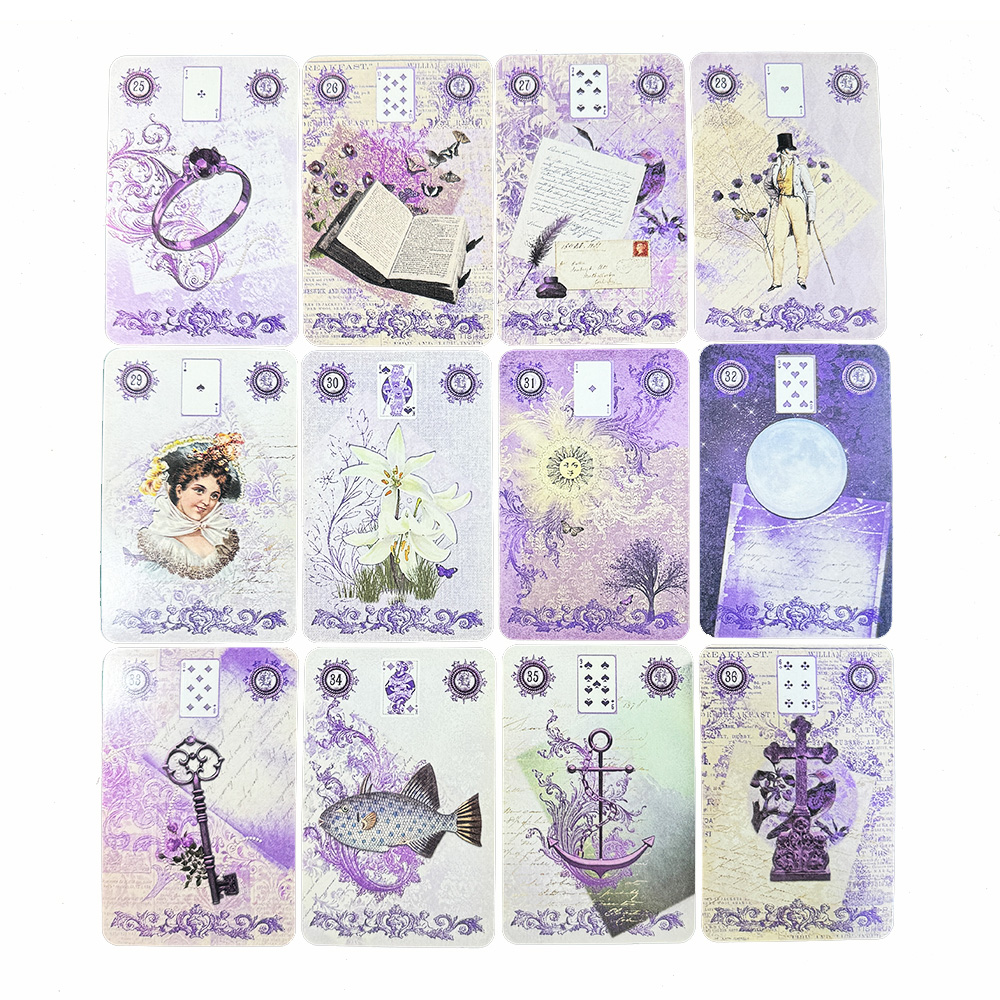 Lavender Lenormand Cards Deck  - огляд і ціна Cocktail Recipe Book