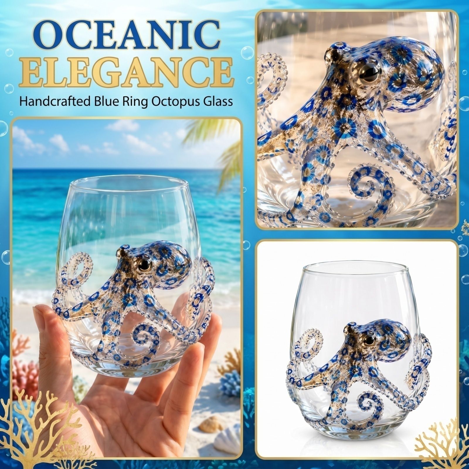 Artisanal Blue Ringed Octopus  - огляд і ціна Home Bar Setup
