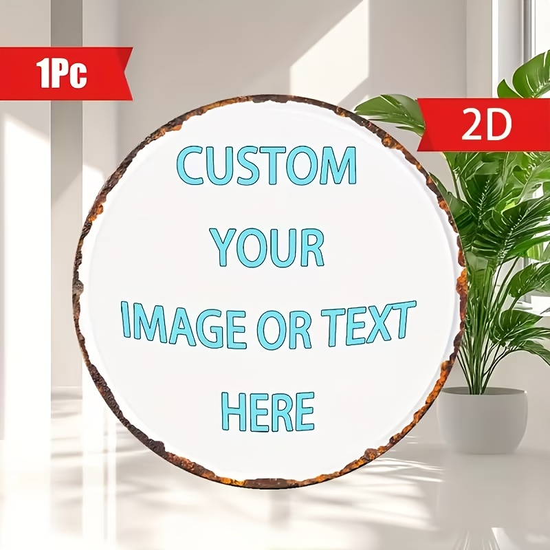 Custom Round Metal Tin Sign, P - огляд і ціна Home Bar Signs